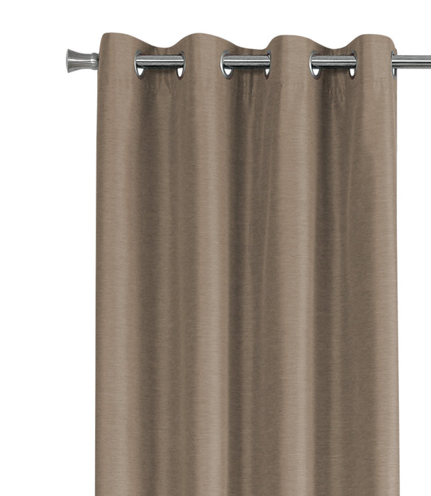 Brown Solid Blackout 2-Piece Curtain Panel - 52\" x 95\"