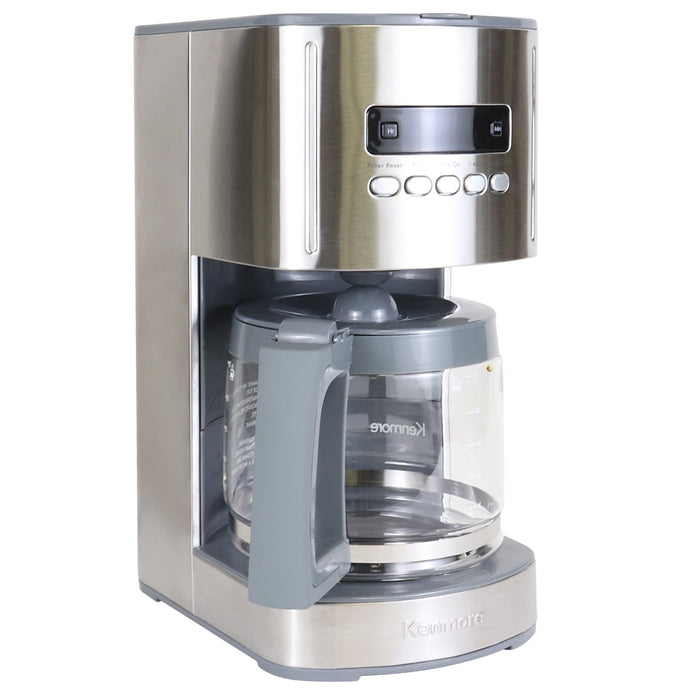Kenmore Aroma Control 12-Cup Programmable Coffee Maker with Digital Display - KKCM12S