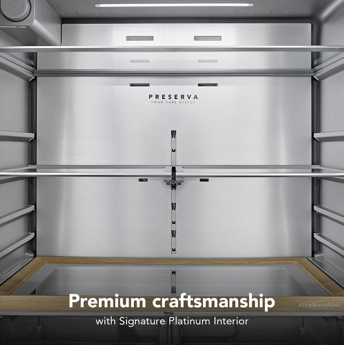KitchenAid 31 Cu. Ft. French Door Refrigerator - PrintShield® Stainless Steel - KRFF336SPS