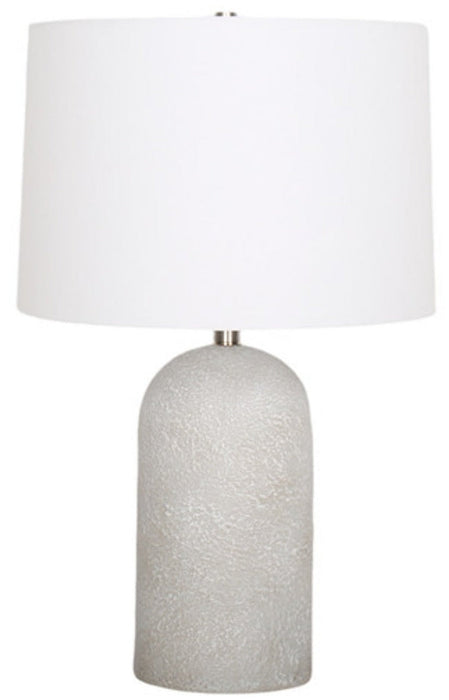 Kort & Co. Hazel 23.5\" Grey Ceramic Table Lamp