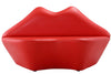 Manhattan Comfort Kiss 61.8\" Faux Leather Loveseat - Red