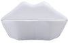 Manhattan Comfort Kiss 61.8\" Faux Leather Loveseat - White