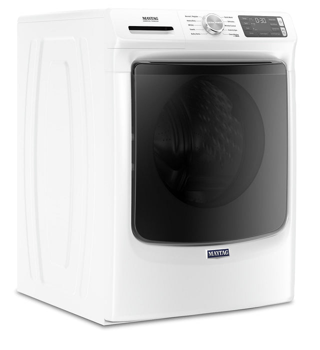 Maytag Front-Load 5.2 Cu. Ft. Washer with Extra Power and 7.3 Cu. Ft. Gas Dryer - White