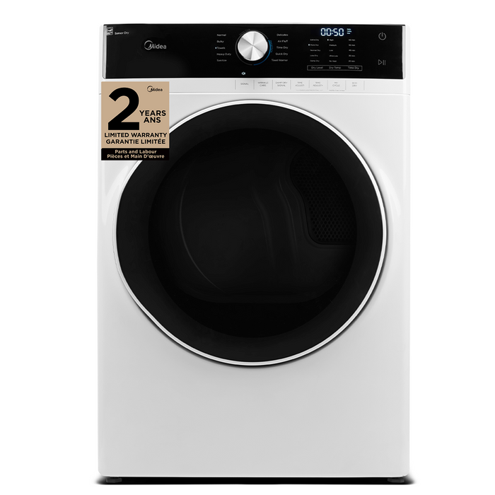 Midea 8 Cu. Ft. Electric Dryer - MLE52N4AWW