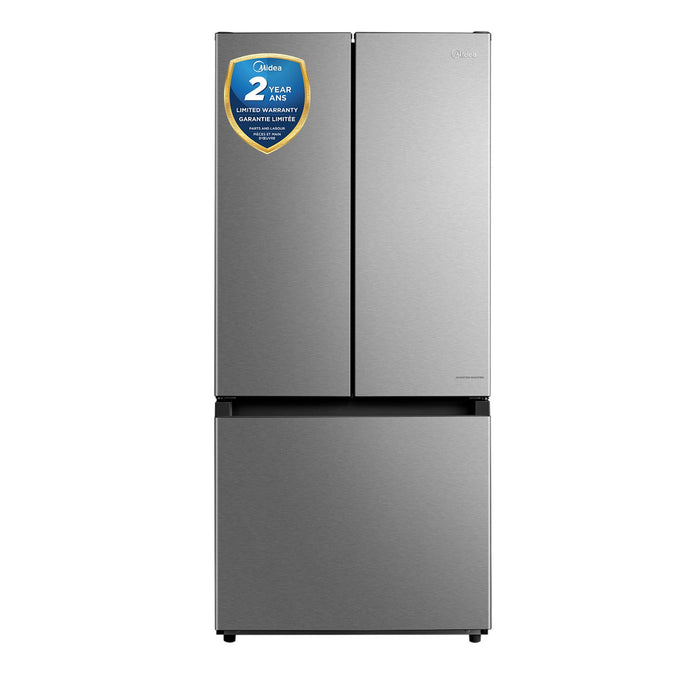 Midea 30\" 18.4 Cu. Ft. French-Door Refrigerator - Stainless Steel - MRF18B4AST