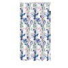 Peva Shower Curtain With 12 Polyresin Hooks Blue Floral