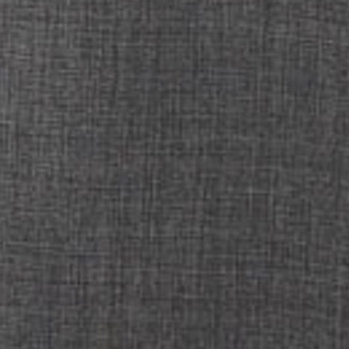 Manhattan Comfort Geta Ottoman - Charcoal & Antique Walnut