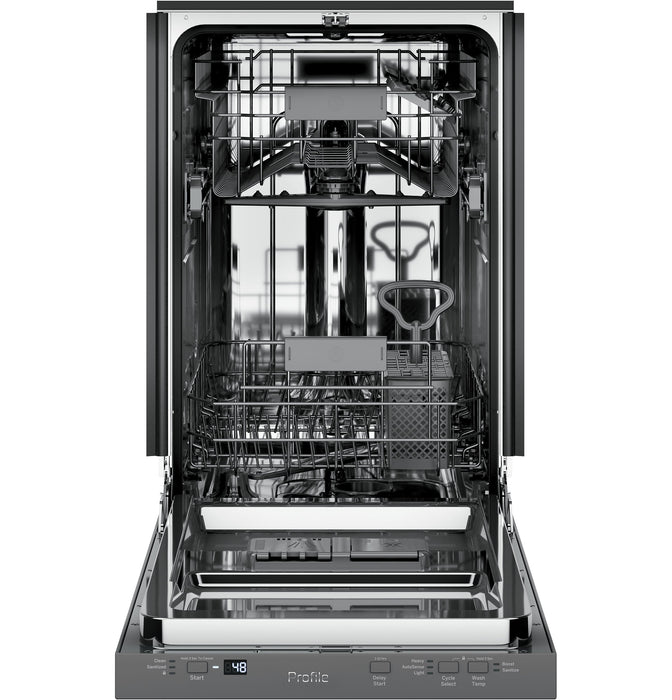 GE Profile 18\" Built-In Dishwasher with Stainless Steel Tub - PDT145SSLSS