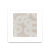 \"Fluxus I\" Matted and Framed White 30x30 Wall Art