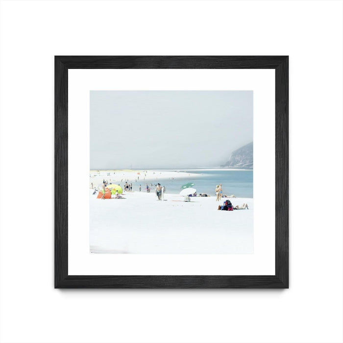 \"Troia\" Matted and Framed Black 30x30 Wall Art