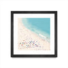 \"Beach Love\" Matted and Framed Black 36x36 Wall Art