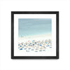 \"Sesimbra I\" Matted and Framed Black 30x30 Wall Art