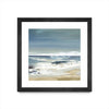 \"East Coast Ii\" Matted and Framed Black 36x36 Wall Art