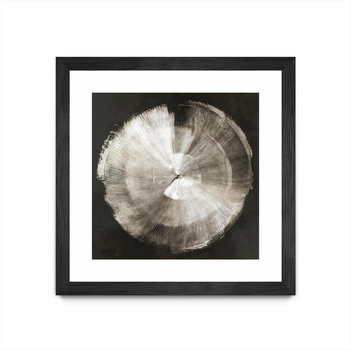 \"Touch Of Silver\" Matted and Framed Black 30x30 Wall Art
