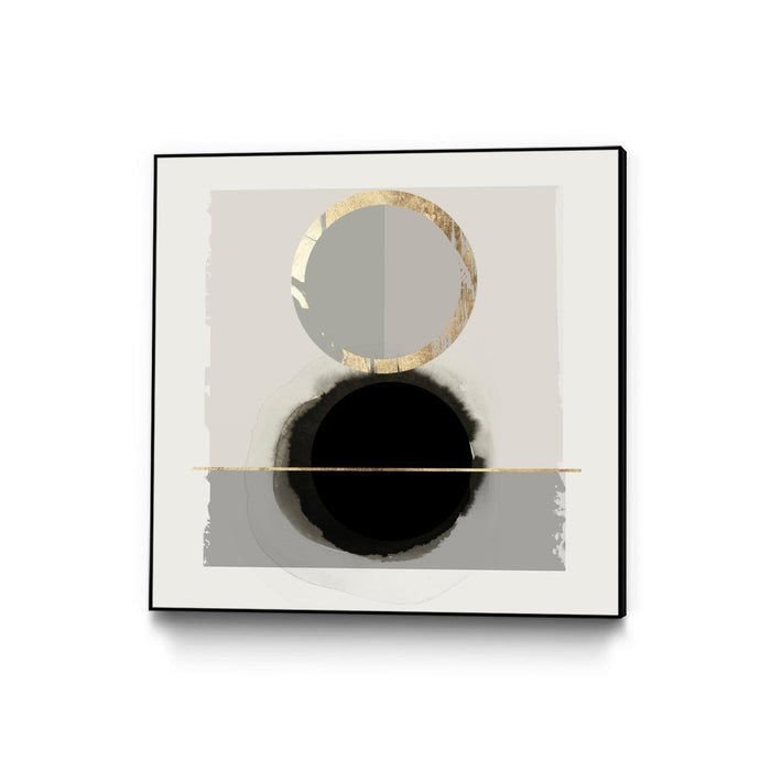\"Dream Life Inspired I\" Canvas Framed Black 20x20 Wall Art