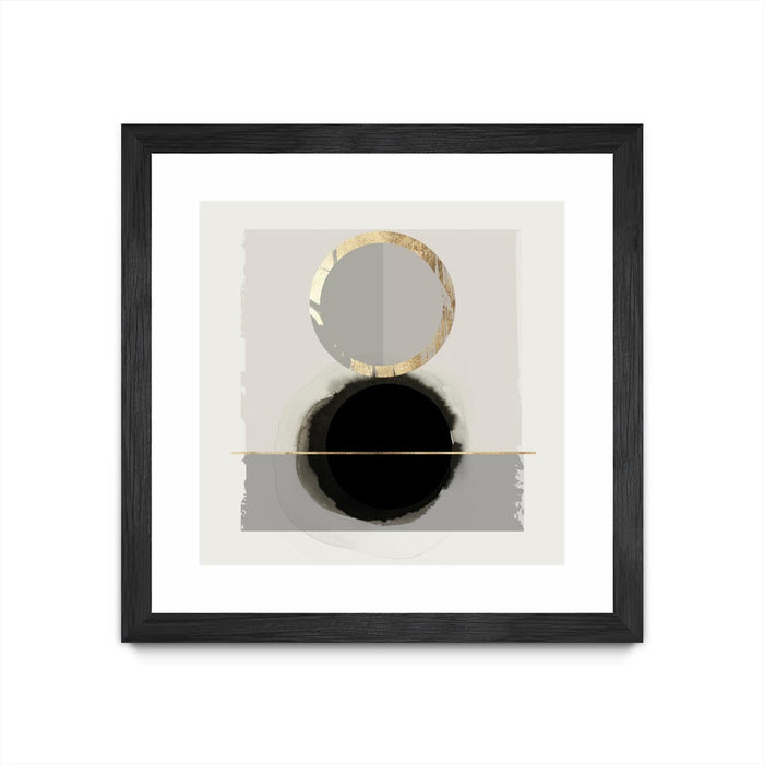 \"Dream Life Inspired I\" Matted and Framed Black 36x36 Wall Art