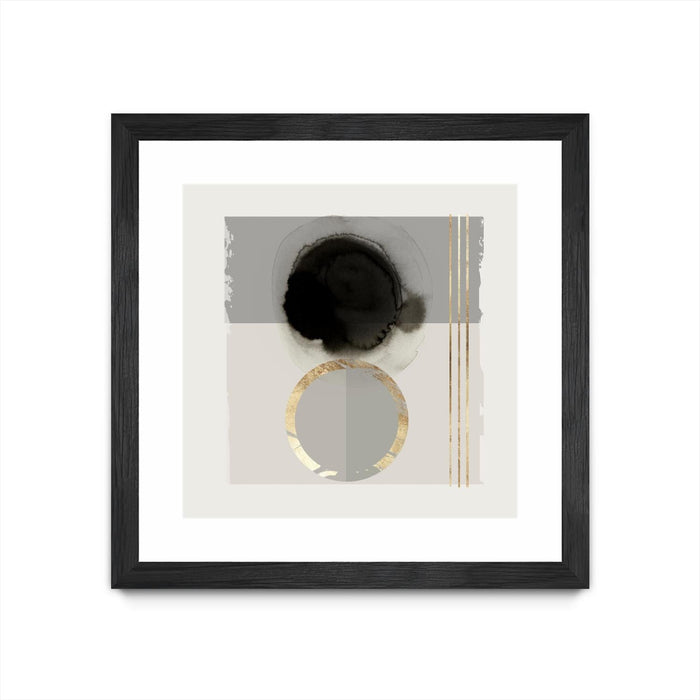 \"Dream Life Inspired Ii\" Matted and Framed Black 36x36 Wall Art