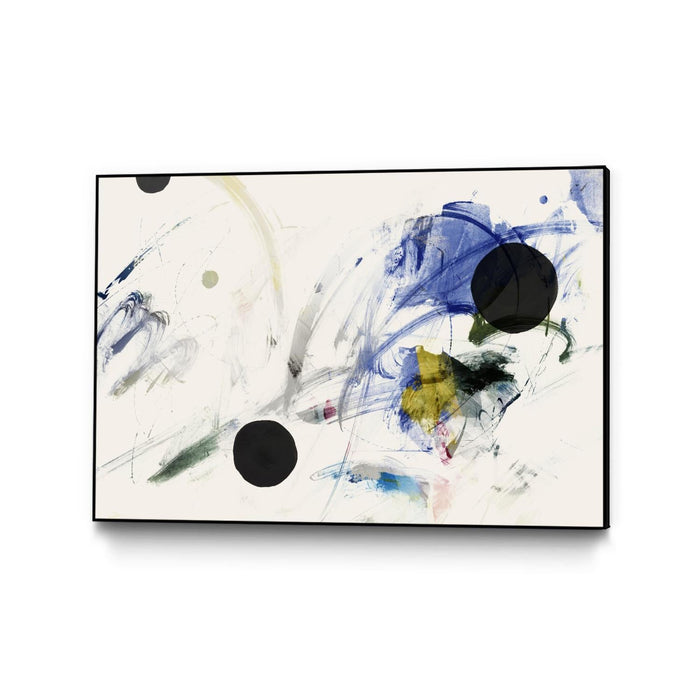 \"Space Oddity Ii\" Canvas Framed Black 36x24 Wall Art