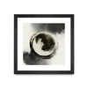 \"Smokey Circumference\" Matted and Framed Black 36x36 Wall Art