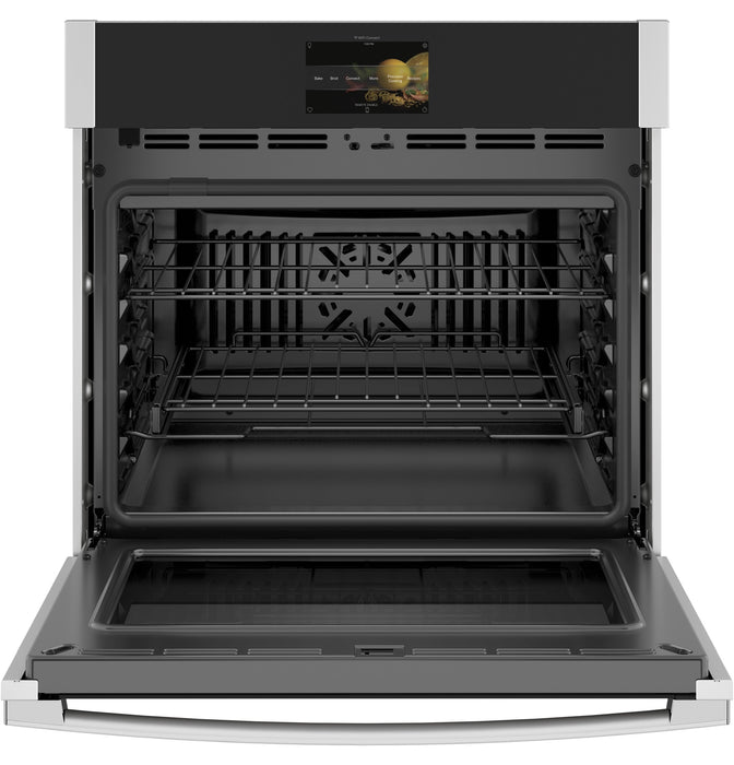 GE Profile 30\" 5.0 Cu. Ft. Smart Convection Single Wall Oven with Air Fry - PTS7000SNSS