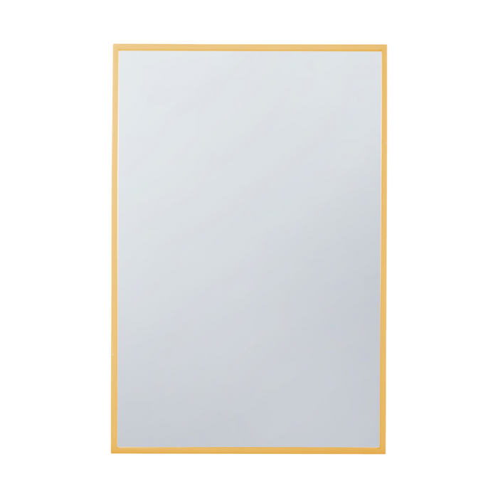 Arcus 24\" X 36\" Hand Crafted Linear Rectangular Mirror - Gold