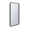 Arcus 30\" X 40\" Hand Crafted Rectangular Round Mirror - Black