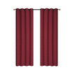 Jacquard Panel Tree Burgundy 84\" - Set of 2