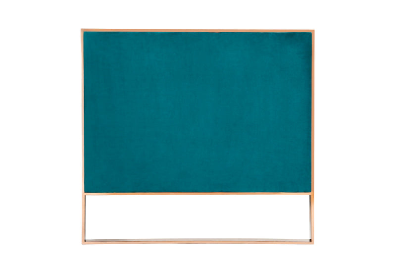 Manhattan Comfort Trillium 83.07\" 3-Seat Sofa - Aqua Blue & Gold