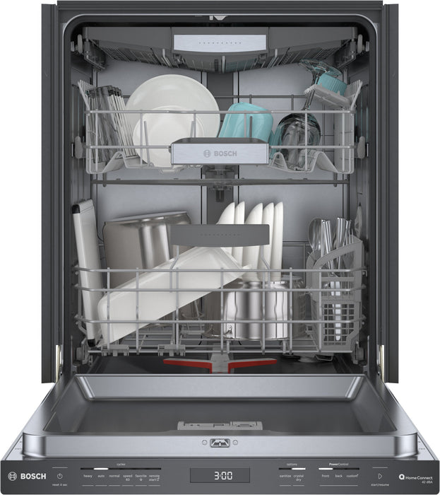 Bosch 800 Series Smart Dishwasher with CrystalDry and Third Rack - SHP78CM4N 