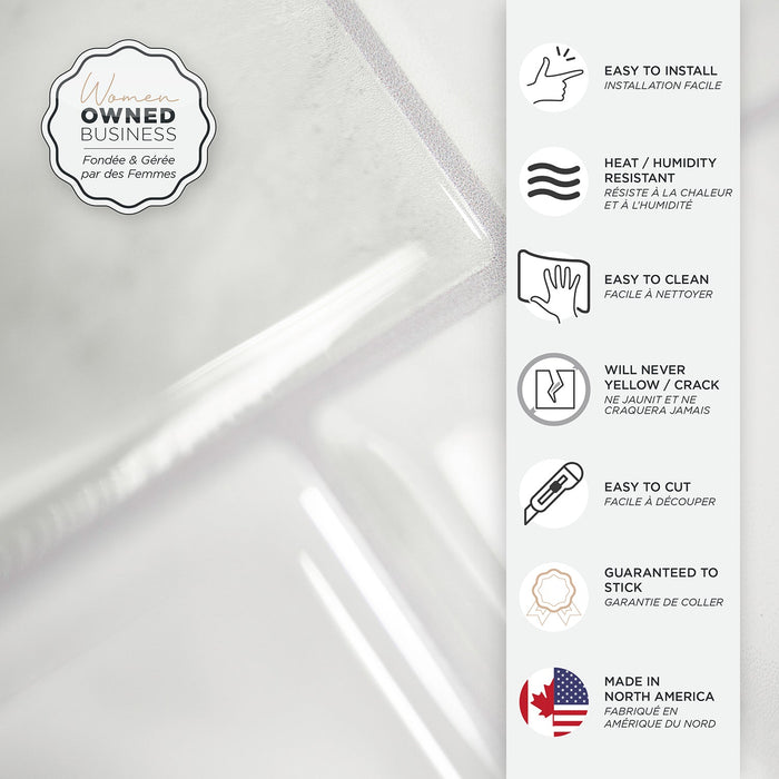 Smart Tiles Peel and Stick 4-Sheet 12 x 9 Backsplash - Metro Carrera