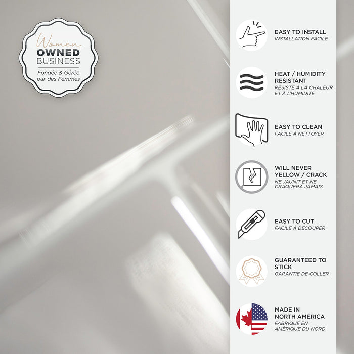 Smart Tiles Peel and Stick 4-Sheet 12 x 9 Backsplash - Metro Cassandra