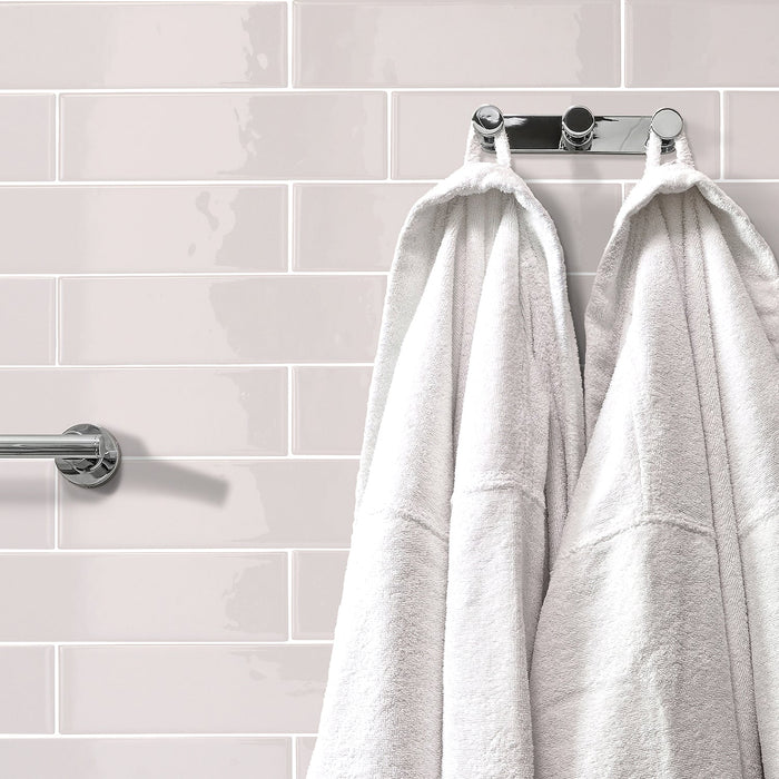 Smart Tiles Peel and Stick 2-Sheet 23 x 11 Backsplash - Oslo Grey