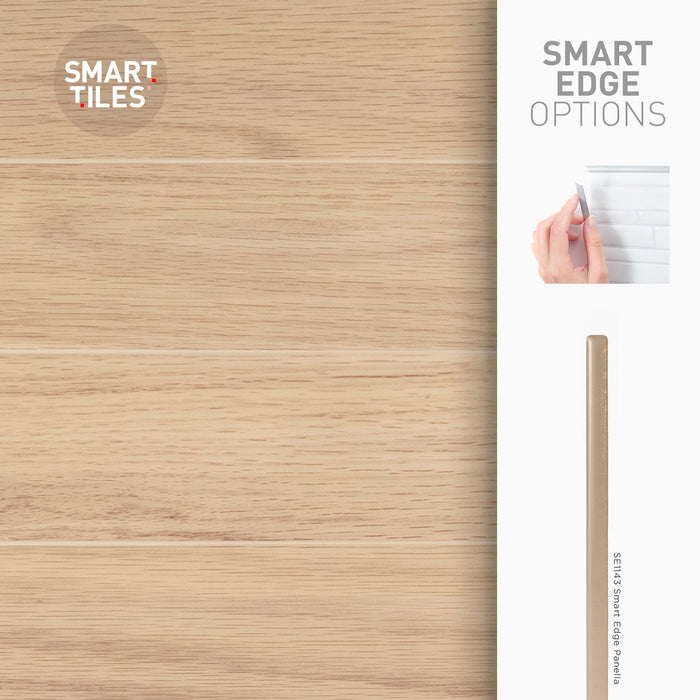 Smart Tiles Peel and Stick 2-Sheet 23 x 12 Backsplash - Norway Oak