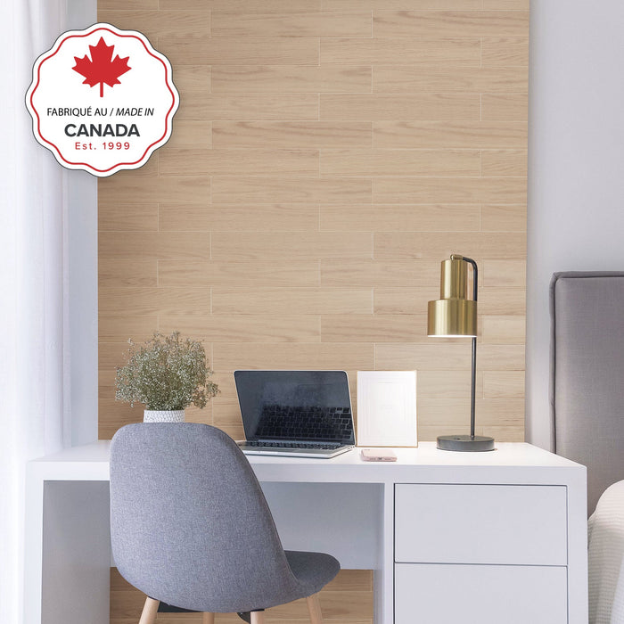 Smart Tiles Peel and Stick 2-Sheet 23 x 12 Backsplash - Norway Oak