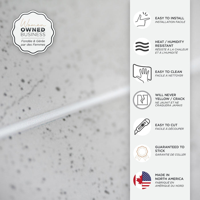 Smart Tiles Peel and Stick 2-Sheet 23 x 12 Backsplash - Norway Alta