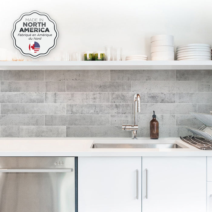 Smart Tiles Peel and Stick 2-Sheet 23 x 12 Backsplash - Norway Alta