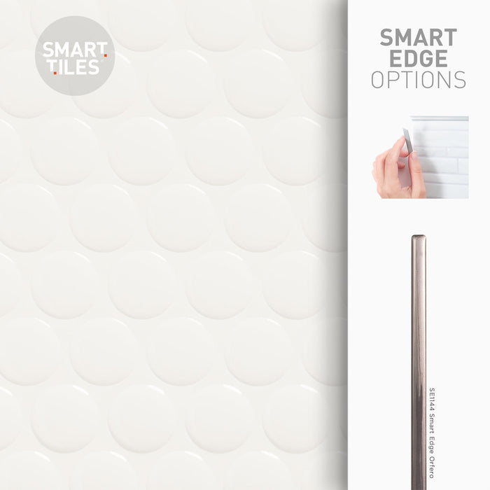 Smart Tiles Peel and Stick 4-Sheet 9 x 9 Backsplash - Penny Romy