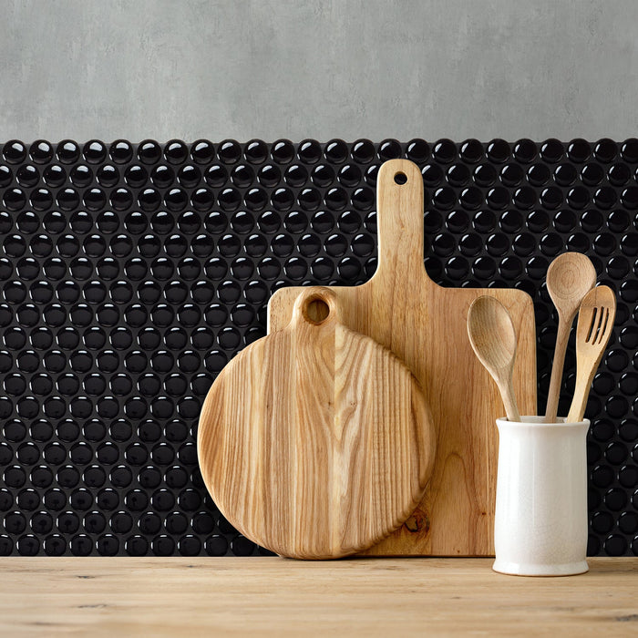 Smart Tiles Peel and Stick 4-Sheet 9 x 9 Backsplash - Penny Nora