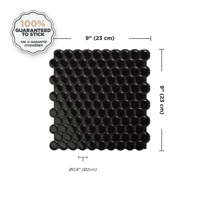 Smart Tiles Peel and Stick 4-Sheet 9 x 9 Backsplash - Penny Nora