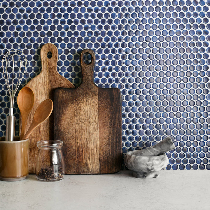 Smart Tiles Peel and Stick 4-Sheet 9 x 9 Backsplash - Penny Davy