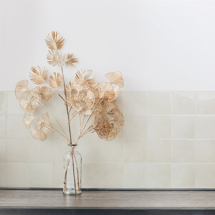 Smart Tiles Peel and Stick 4-Sheet 9 x 9 Backsplash - Zellige Oia
