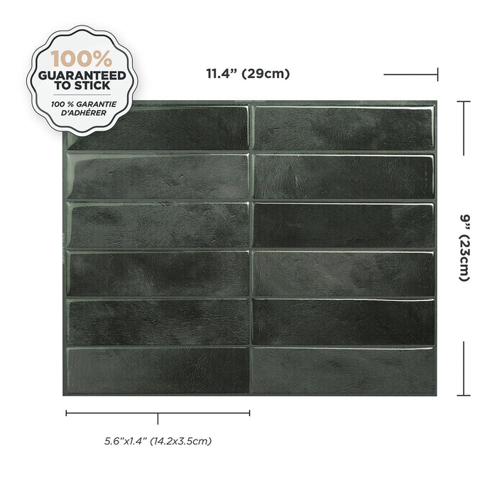 Smart Tiles Peel and Stick 4-Sheet 12 x 9 Backsplash - Morocco Zaida