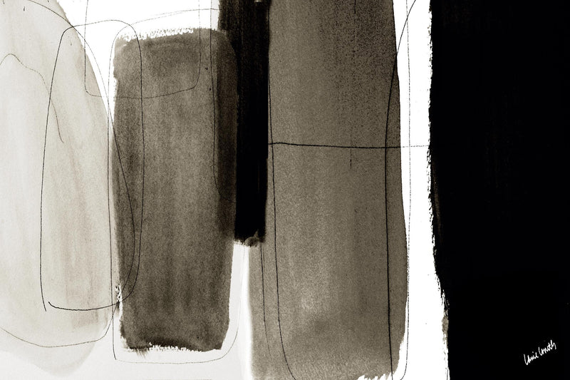 \"Dark Veil Abstract\" Giant Art 72x48 Wall Art