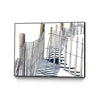 \"Shadows Of Paradise\" Canvas Framed Black 32x24 Wall Art