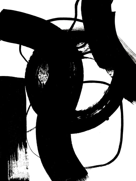 \"Blackthoroughfares Ii\" Giant Art 72x54 Wall Art