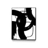\"Blackthoroughfares Ii\" Canvas Framed Black 30x40 Wall Art