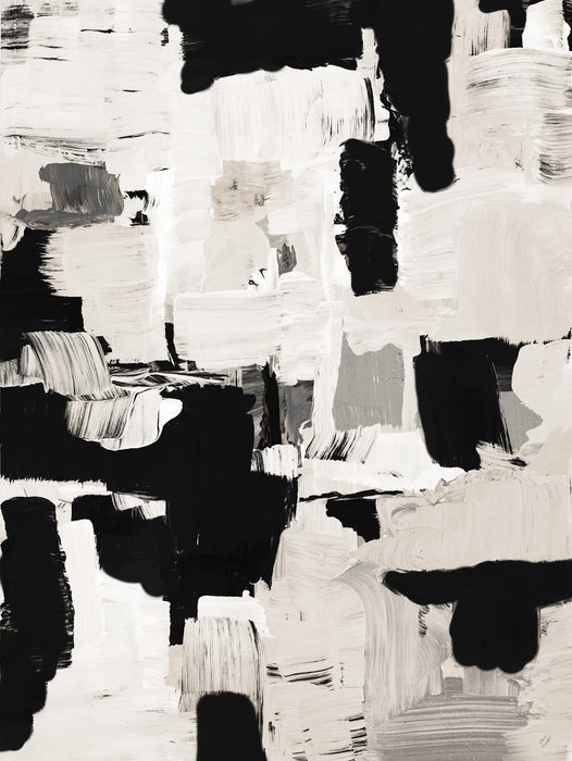 \"Night Peace Abstract\" Giant Art 72x54 Wall Art
