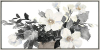 Neutral Bouquet Framed Acrylic Painting - 32.375