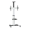 Tygerclaw TV Stand for TVs from 37-72\" - Silver