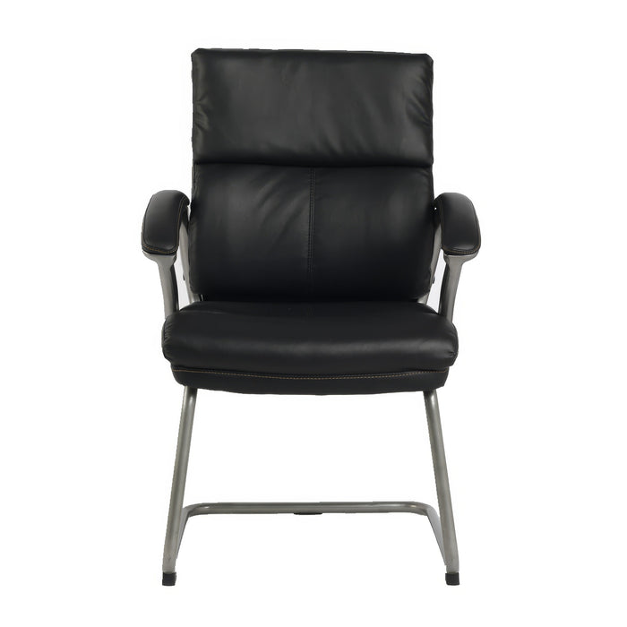 Tygerclaw 24\" Mid Back PU Leather Office Chair - Black